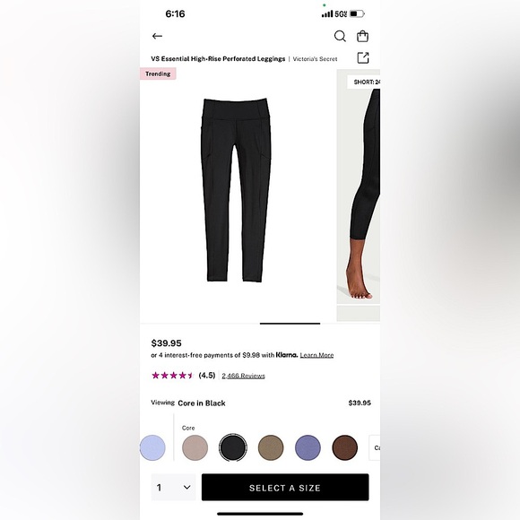 Victoria secret leggings with deep pockets - Picture 8 of 8